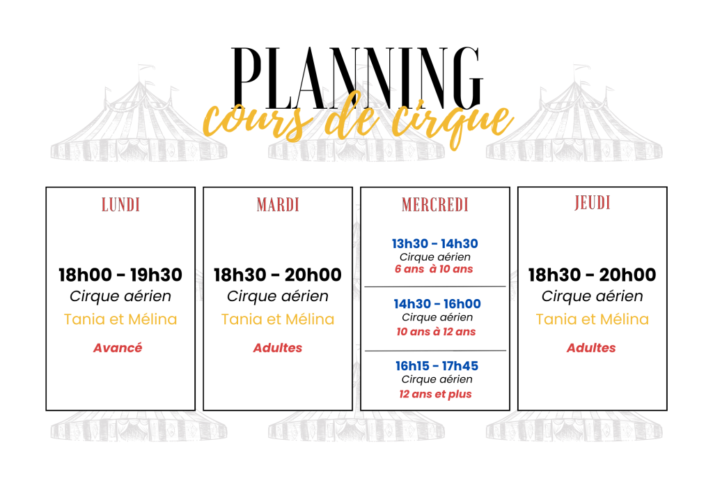 planning les estrelles 